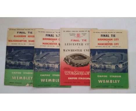 FOOTBALL, FA Challenge Cup Final &amp; Semi-Final programme selection, inc. Bolton v Everton 1953, Birmingham City v Manchest