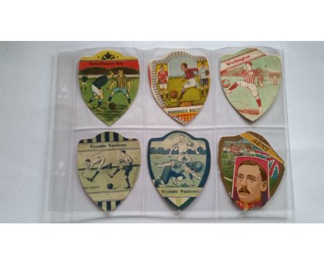 BAINES, Football Shields, inc. Wolverhampton Wanderers, Wordsworth Wesley, Workington, Wycombe Wanderers (2), both different,