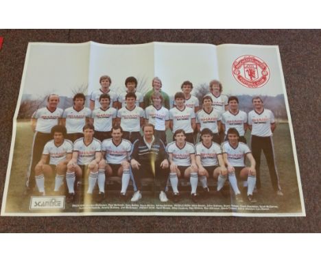 FOOTBALL, Manchester United posters &amp; paper adverts, inc. fan club materials &amp; poster, 1975/76 poster from Manchester