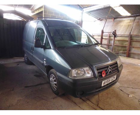 Citroen Dispatch 815D Enterprise Van. 2005. Registration: AV55 UZH. Mileage: 92,938. VIN: VFBZWJYB86235095. Engine No: DXFP60