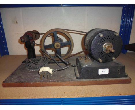 A small electric bench drill