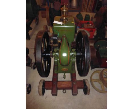 A 1924 Ruston &amp; Hornsby stationary engine on trolley. model APR.2.5hp. number 120821, bearing plaque reading "110PR"