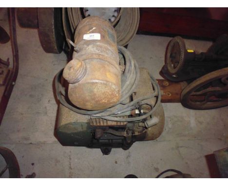 A small petrol engine coupled to generator