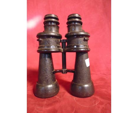 Kriegsmarine binoculars, 7x50 BEH (Ernst Leitz) no. 444453, rubber armored, (3561)