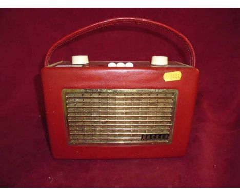 A Hacker transistor portable radio dated from 1963 together with a 1960's Brownie 44A camera