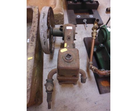 A Stuart Turner water pump for stationary engine. type A2E16, with badge
