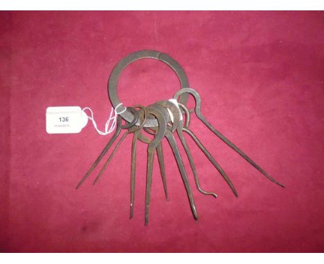 A set of lock pickers tools
