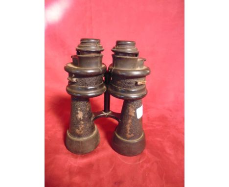 Kriegsmarine binoculars, 7x50 BEH (Ernst Leitz) No. 460093, part rubber armored, 3339