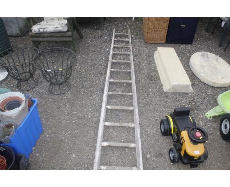 A wooden ladder