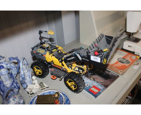 A Volvo Lego model 42081 with instruction manual