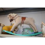 A child's rocking horse