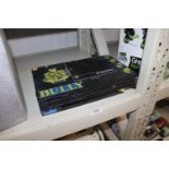 A Sony PlayStation II lacking power leads