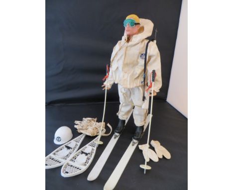 Original Palitoy Action Man ski snow set.