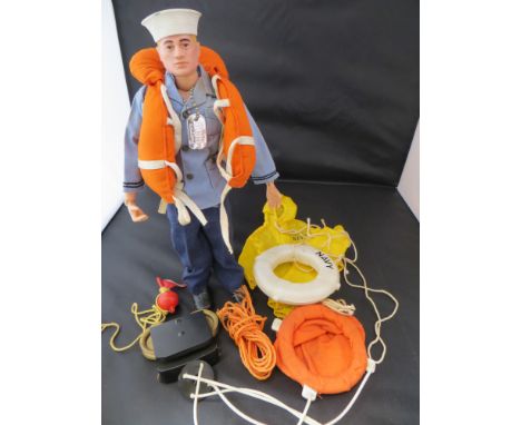 Original Palitoy Action Man US Navy set with winch.