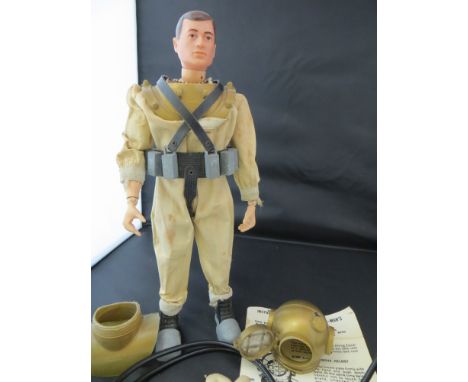 Original Palitoy Action Man deep sea diver set.