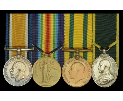 Four: Lance-Corporal F. G. Bursey, Hampshire Yeomanry  British War and Victory Medals (100029 Pte. F. G. Bursey. Hamps. Yeo.)