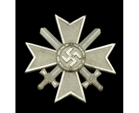 A War Service Cross First Class with Swords in its Presentation Case and with the Matching Maker’s Outer Cardboard Box, by Fr