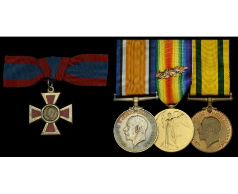 A Great War A.R.R.C. group of four awarded to Ward Sister Ada A. M. Gibson, Territorial Force Nursing Service   Royal Red Cro