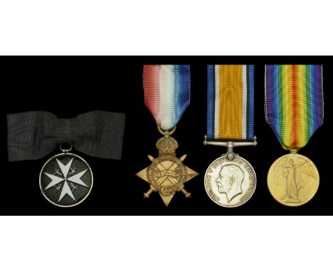 An Order of St. John group of four awarded to Nurse Cynthia M. Owen, Voluntary Aid Detachment and Order of St. John of Jerusa