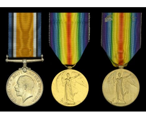 Pair: Private A. W. Woods, East Surrey Regiment, late Royal Fusiliers, who was killed in action on the Western Front on 20 Ma