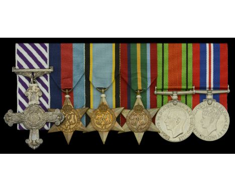 A fine Second War ‘Dieppe Raid’ D.F.C. group of six awarded to Squadron Leader R. B. Newton, Royal Air Force Volunteer Reserv