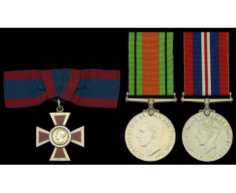 A Second War A.R.R.C. group of three awarded to Nursing Member Beatrice J. Hayward, British Red Cross Society, who was ‘indef