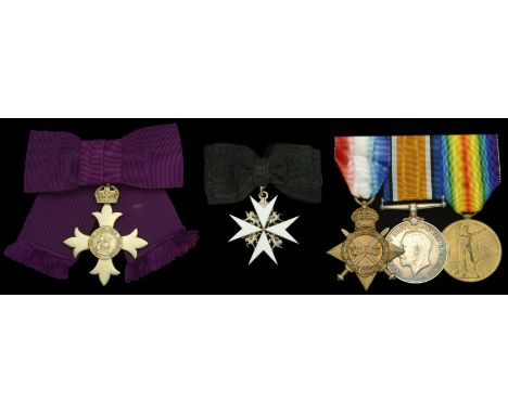 A Great War O.B.E. group of five awarded to Matron Katherine A. J. Smythe, British Red Cross Society and Order of St. John of