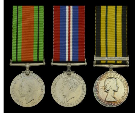 Three: Captain Patricia J. B. C. Campbell, Women’s Royal Army Corps, late Auxiliary Territorial Service  Defence and War Meda