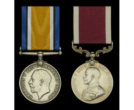 Pair: Warrant Officer Class II F. Gatley, Royal Army Ordnance Corps, late Army Pay Corps  British War Medal 1914-20 (1136 Sjt