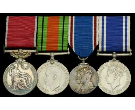 A fine post-War 1952 B.E.M. group of four awarded to Woman Chief Inspector Lily Dawes, Metropolitan Police  British Empire Me