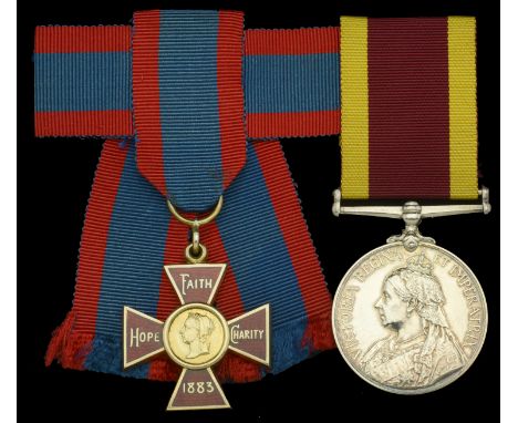 A rare ‘Boxer Rebellion’ R.R.C. Pair awarded to Nursing Sister Marion J. Hislop, Indian Army Nursing Service  Royal Red Cross