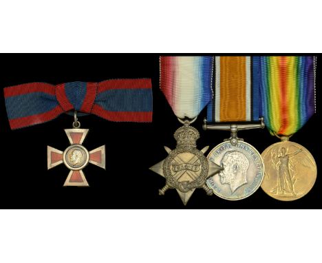 An inter-War A.R.R.C. group of four awarded to Nursing Sister Leonora C. Hooper, Queen Alexandra’s Royal Naval Nursing Servic