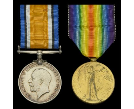 Pair: Private G. H. Lord, 20th (1st Tyneside Scottish) Battalion, Northumberland Fusiliers, who was killed in action on the F