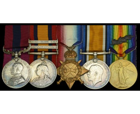 A Great War ‘Gallipoli’ D.C.M. group of five awarded to Acting Company Sergeant Major T. Sturges, 10th Battalion, Hampshire R