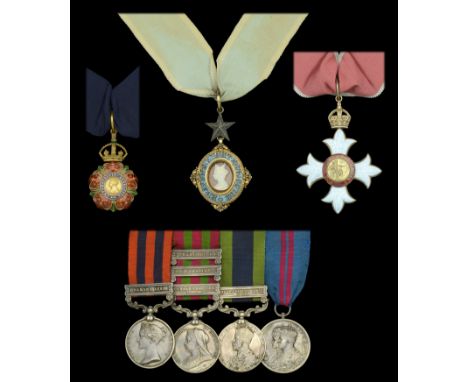 A fine ‘North-West Frontier’ C.S.I, ‘1903 Durbar’ C.I.E. and ‘Afghanistan 1919’ C.B.E. group of seven awarded to Deputy Inspe