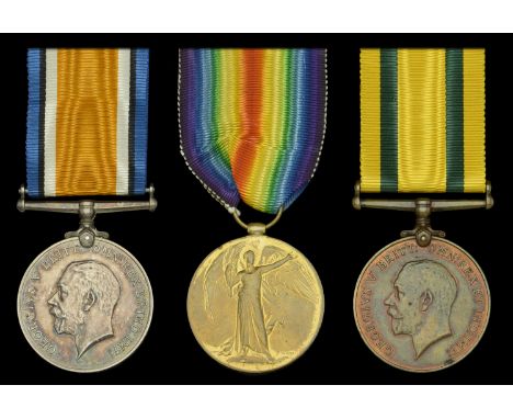 Three: Acting Sergeant A. Lewis, 25th (County of London) Battalion (Cyclists), London Regiment  British War and Victory Medal