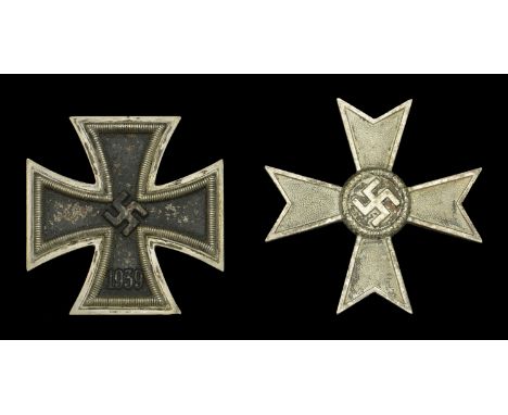 Germany, Third Reich, Iron Cross 1939, First Class breast badge, silver with iron centre, maker marked number ‘6’ to the wide