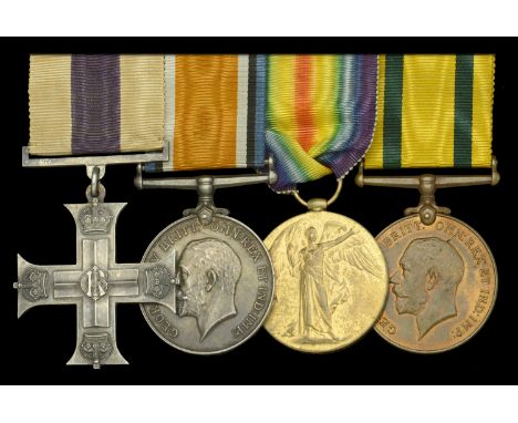 Family Group:  A Great War ‘Western Front’ M.C. group of four awarded to Captain R. P. Bloor, VI Corps Trench Mortar Battery,