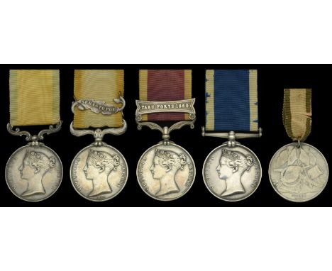 Five: Quartermaster Henry W. Blann, Royal Navyâ€¨  Baltic 1854-55, unnamed as issued; Crimea 1854-56, 1 clasp, Sebastopol, un