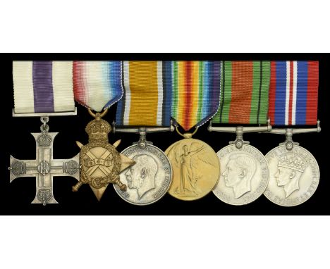 A Great War ‘Delville Wood’ M.C. group of six awarded to Major R. G. Kinsey, Highland Light Infantry, later Machine Gun Corps