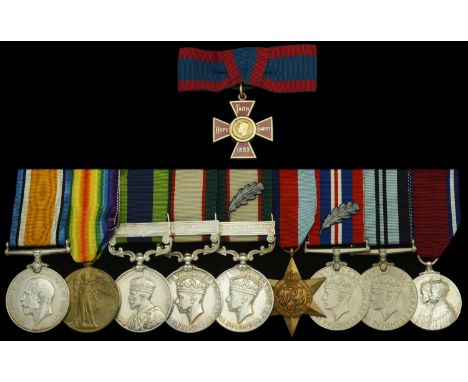 A fine Second War ‘Waziristan Operations’ North-West Frontier R.R.C. group of ten awarded to Matron Eileen M. Blainville, Ind