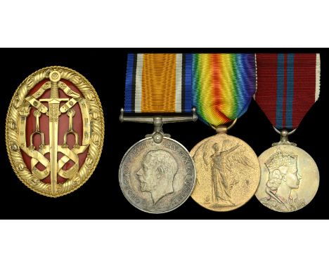 A Knight Bachelor’s group of four awarded to Air Mechanic First Class Sir John L. Blake, Royal Naval Air Service, later Compt