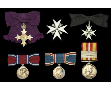 A particularly fine Great War M.B.E. group of five awarded to Miss Ada Crosby, British Red Cross Society and Order of St. Joh