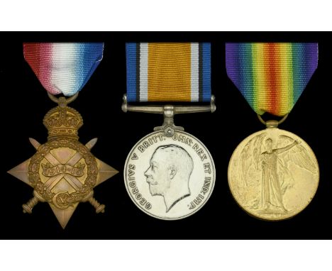 Three: Private R. McLaughlin, Royal Inniskilling Fusiliers, who was killed in action on the Western Front on 3 October 1918  