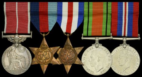 A Second War B.E.M. group of five awarded to Fusilier A. McMichael, 6th Battalion, Royal Scots Fusiliers, for his gallant con