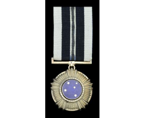 South Africa, Southern Cross Medal 1975, silver and enamel, the reverse officially numbered’ 1155’, nearly extremely fine £60