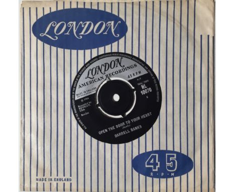 DARRELL BANKS - OPEN THE DOOR TO YOUR HEART C/W OUR LOVE - ORIGINAL UK LONDON STOCK COPY 7" (HL 10070). This is the one. The 