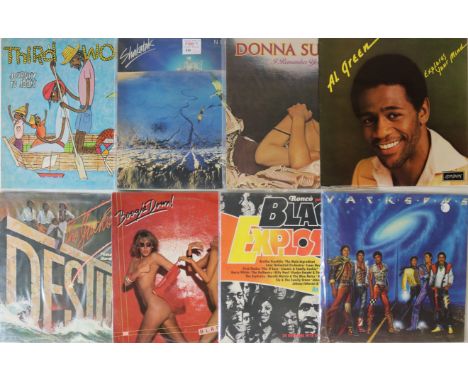 SOUL - LPs/12" WITH JAZZ LPs. Ace large collection of around 61 x Soul LPs with 12" and around 88 x Jazz (mainly Trad/Dixie/R