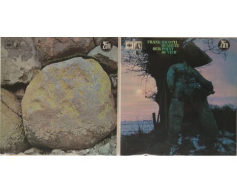 TONY OXLEY/FRANK RICOTTI - CBS REALM JAZZ LPs. 2 x original UK CBS Realm Jazz Series LPs featuring Tony Oxley and Frank Ricot