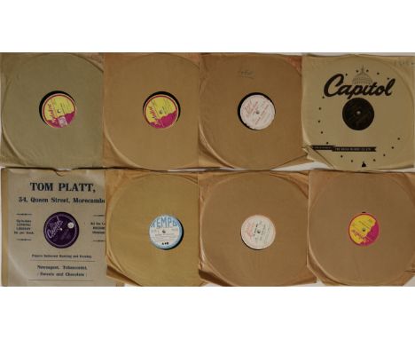 BLUES / GOSPEL - UK PRESSINGS - 78s. Amazing collection of about 60 x 78s, including labels such as Jazz Collector, Melodisc,